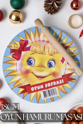 18 Cm Oyun Hamuru Masası Merdaneli Set 719392